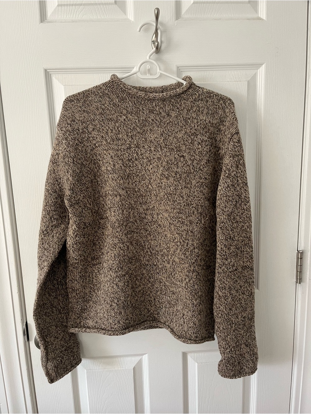 Alex Mill Marled Rollneck In Merino Wool
Marled Cedar / XS
